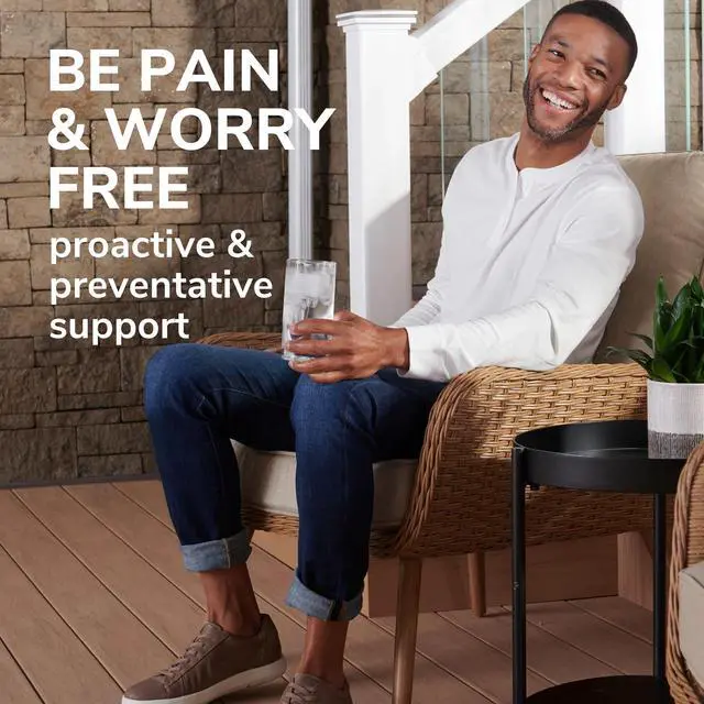 Alt view image 4 of 7 - Prevent Pain Protective Insoles for Men Men's Size 8 to 14 Blue 90000392