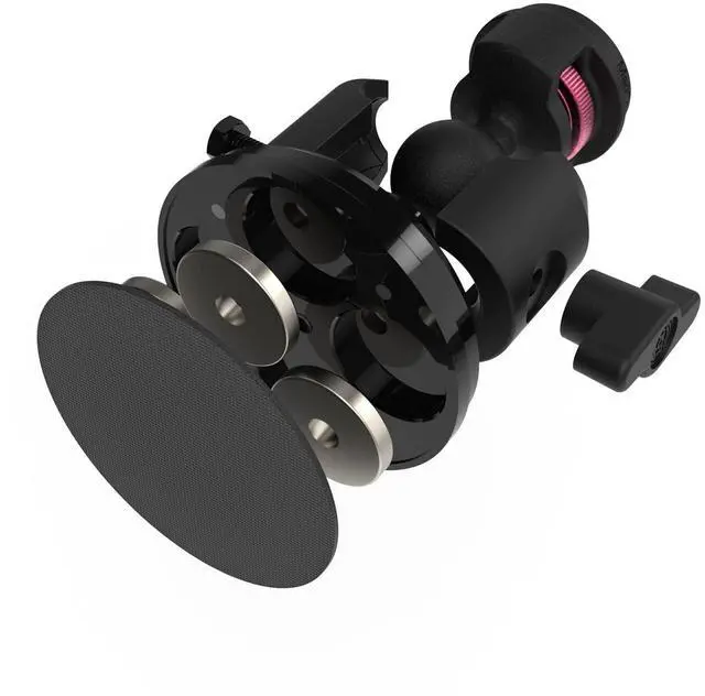 Alt view image 5 of 6 - The Joy Factory MagConnect Magnet Mount for Tablet Black