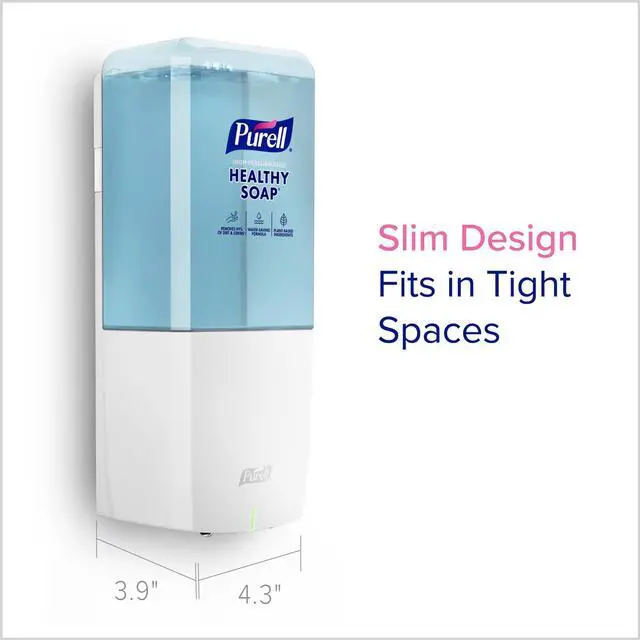 Alt view image 6 of 7 - ES10 Automatic Hand Soap Dispenser 1200 mL 4.33 x 3.96 x 10.31 White 8330E1