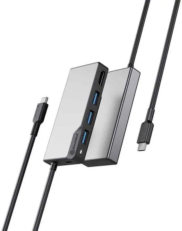 Alt view image 3 of 4 - Alogic Fusion CORE 5-in-1 USB-C Hub Compact Dock V2 UCFUHDV2SGR