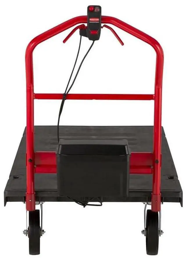Alt view image 2 of 7 - Motorized Kit for 30" x 60" Platform Trucks Large DC Motor 60 V Lithium-Ion Battery 0.5 mph to 3 mph Black/Red 2173661