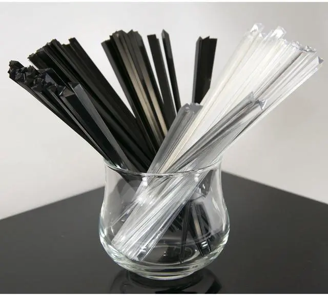 Alt view image 7 of 7 - Prism Picks Plastic 4" Clear 500/Box 5 Boxes/Carton RP1494C