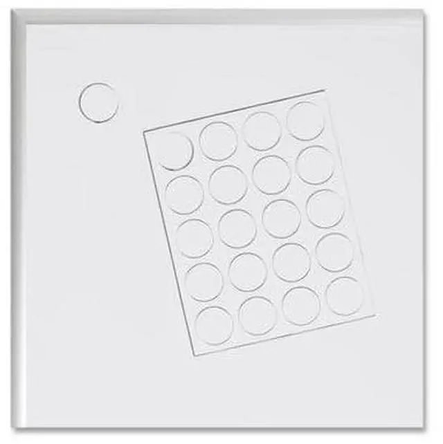 Alt view image 7 of 7 - Heavy-Duty Board Magnets Circles 0.75" Diameter White 20/Pack 5147U0024