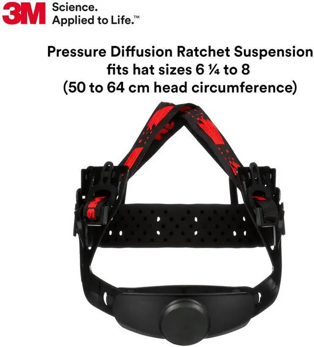 Alt view image 3 of 7 - SecureFit H-Series Hard Hats H-700 Cap with UV Indicator 4-Point Pressure Diffusion Ratchet Suspension Blue H703SFRUV