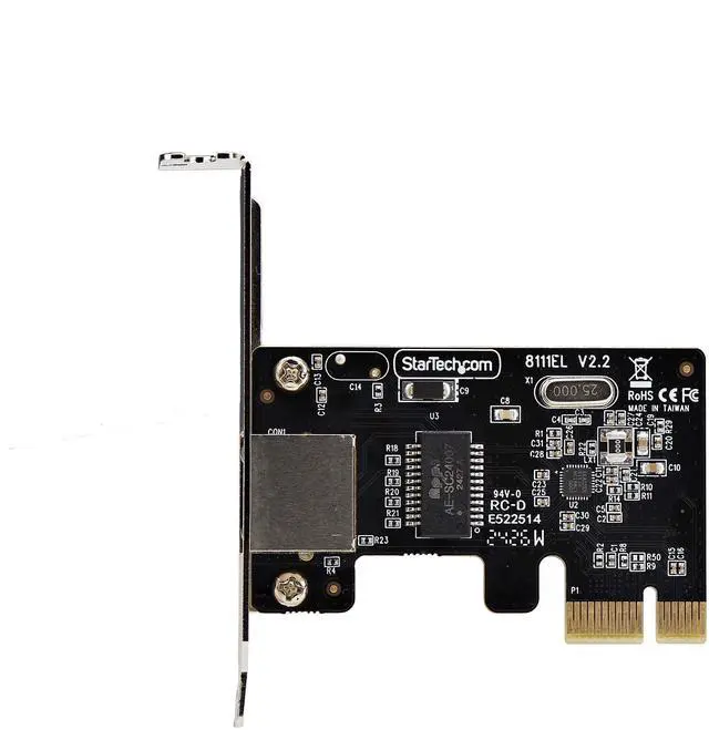Alt view image 6 of 7 - StarTech 1-Port Gigabit PCIe Network Adapter Card, Low-Profile NIC ST1000SPEX2LT
