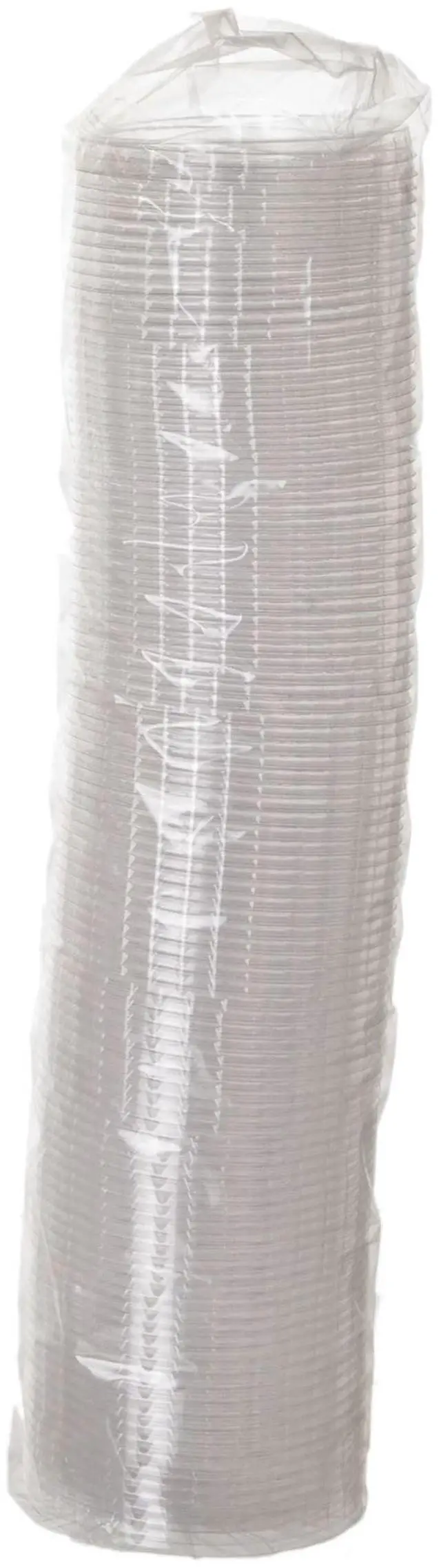 Alt view image 5 of 5 - Compostable Clear PLA Plastic Portion Cup Lids Fits 2 oz to 4 oz Portion Cups Clear 2000/Carton EPPCLID