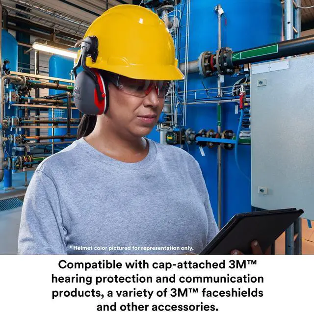 Alt view image 6 of 7 - SecureFit H-Series Hard Hats H-700 Cap with UV Indicator 4-Point Pressure Diffusion Ratchet Suspension Blue H703SFRUV