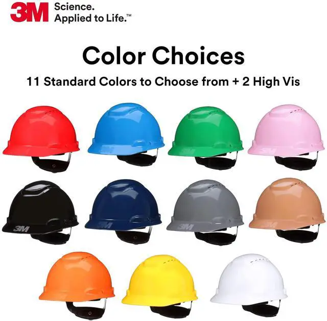 Alt view image 7 of 7 - SecureFit H-Series Hard Hats H-700 Cap with UV Indicator 4-Point Pressure Diffusion Ratchet Suspension Blue H703SFRUV