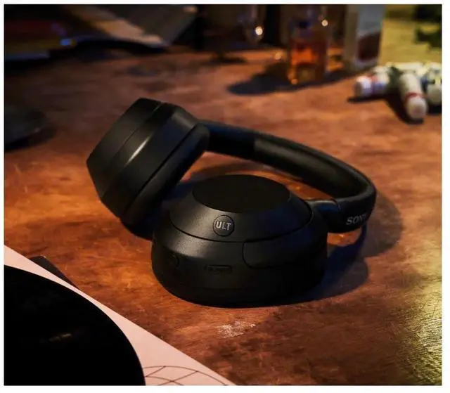 Alt view image 2 of 7 - Sony ULT WEAR Over-Ear Noise Cancelling Headphones Bluetooth (Black)