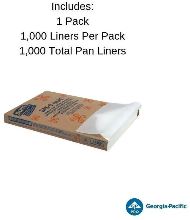 Alt view image 2 of 6 - Dixie 27SGP Greaseproof Liftoff Pan Liner - 24.38 x 16.38 - 1,000/Carton