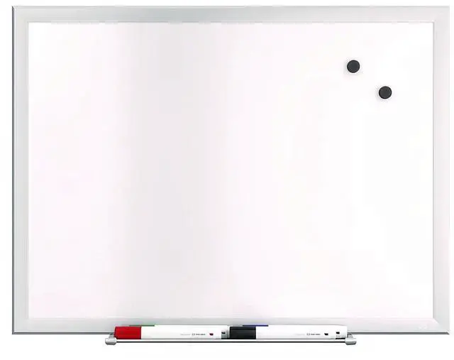 Main image of TRU RED Magnetic Steel Dry Erase Board, Satin Frame TR61168