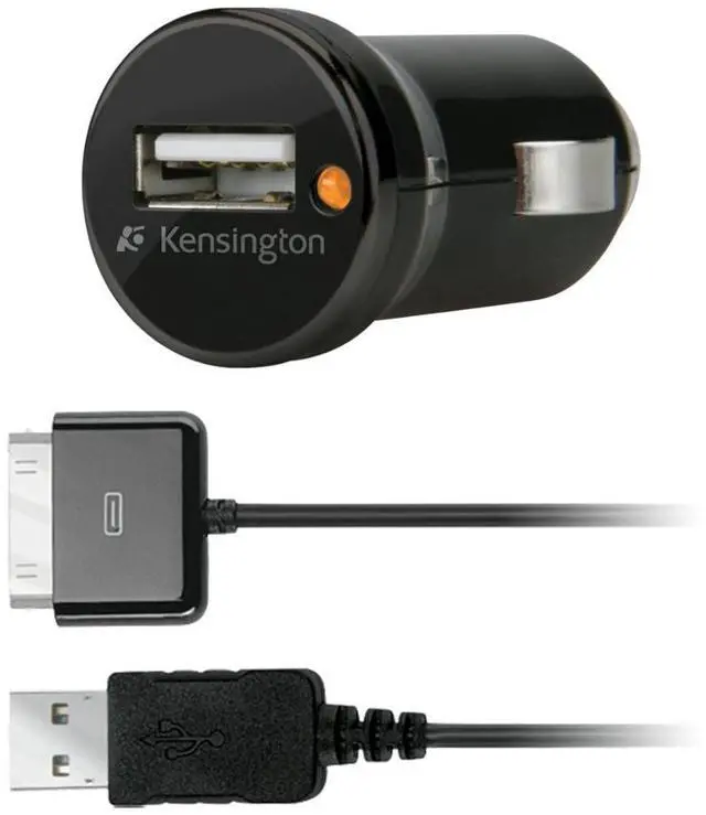 Main image of Kensington 1AMP PowerBolt Car Charger for iPod/iPhone