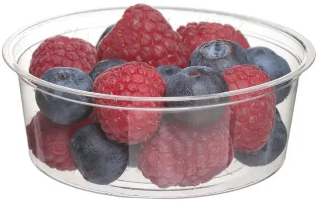 Alt view image 5 of 5 - Renewable and Compostable Portion Cups 2 oz Plastic Clear 100/Pack 20 Packs/Carton EPPC200