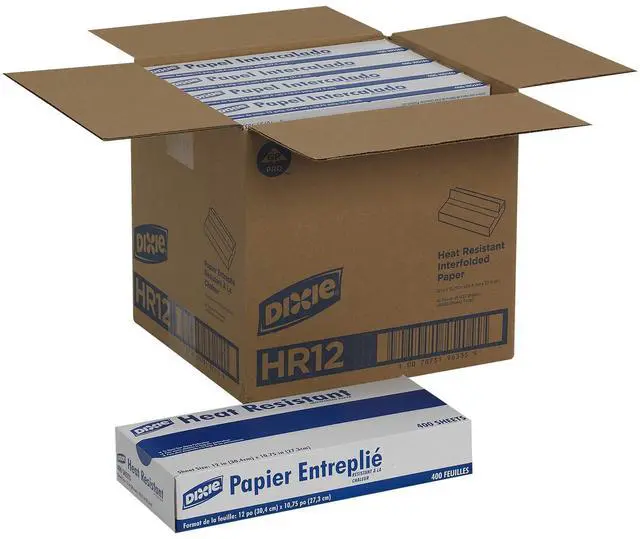 Alt view image 6 of 7 - Dixie HR12 Greaseproof Liftoff Pan Liner - 12 x 10.75 - 1,000/Carton