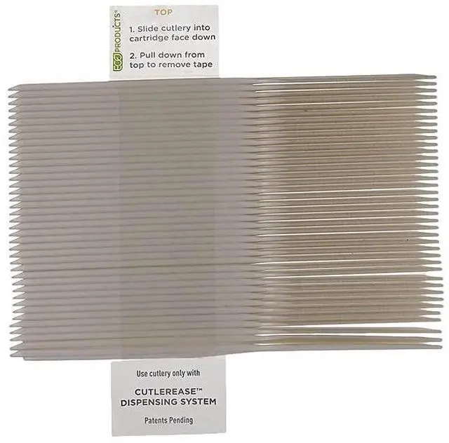 Alt view image 2 of 2 - Cutlery for Cutlerease Dispensing System Knife Plastic White 960/Carton EPCE6KNWHT