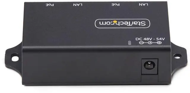 Alt view image 4 of 7 - StarTech 2-Port Gigabit Midspan PoE+ Injector, 30W AF221C-POE-INJECTOR