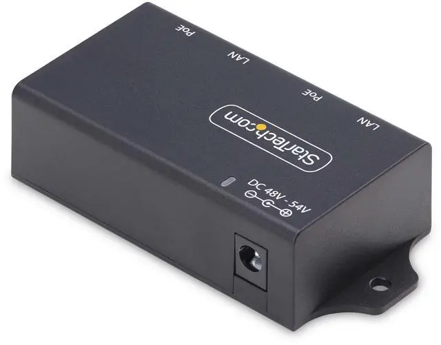 Alt view image 3 of 7 - StarTech 2-Port Gigabit Midspan PoE+ Injector, 30W AF221C-POE-INJECTOR