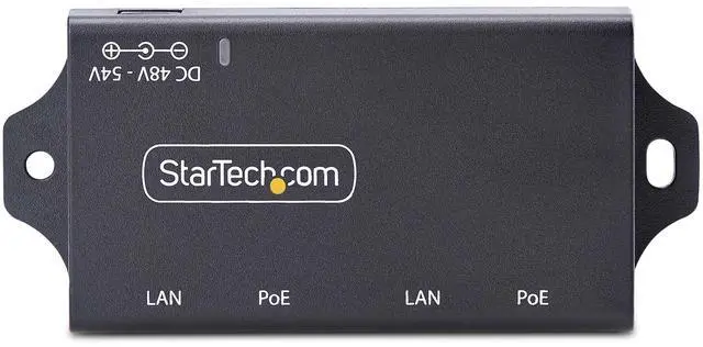Alt view image 7 of 7 - StarTech 2-Port Gigabit Midspan PoE+ Injector, 30W AF221C-POE-INJECTOR