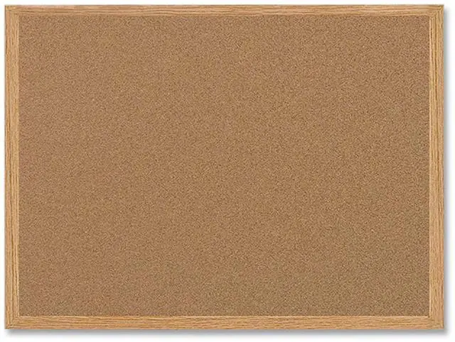 Main image of MasterVision Earth Cork Board 36 x 24 Natural Surface Oak Wood Frame SB0420001233