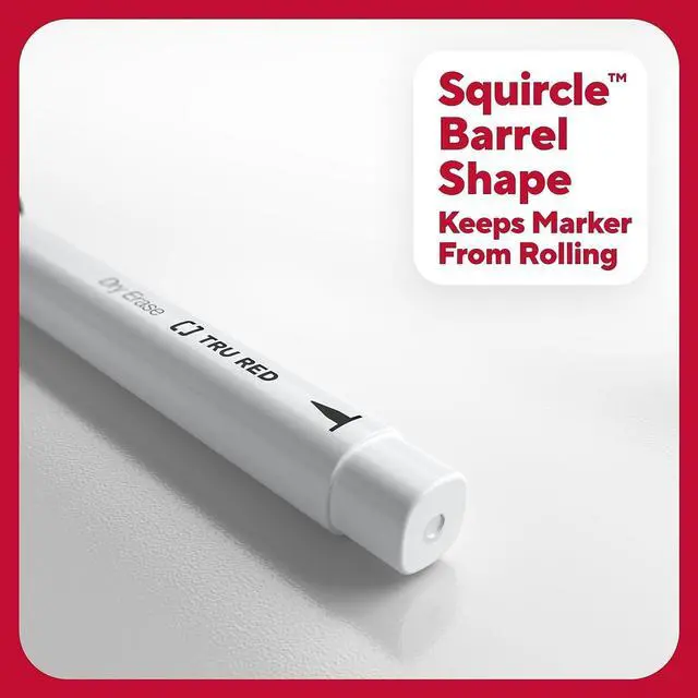Alt view image 4 of 7 - Dry Erase Marker Pen-Style Extra-Fine Bullet Tip Black Dozen TR61438CC