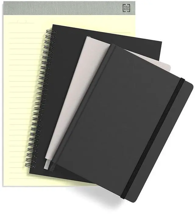 Alt view image 6 of 6 - TRU RED Wirebound Hardcover Notebook 9.5x6.5 80 Sheets TR55740