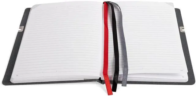 Alt view image 4 of 7 - TruRed Large Mastery with Pocket Journal Narrow Rule Charcoal/Red 192 Sheets