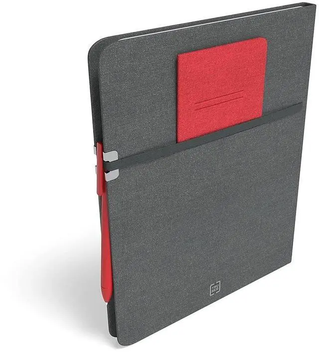 Alt view image 7 of 7 - TruRed Large Mastery with Pocket Journal Narrow Rule Charcoal/Red 192 Sheets