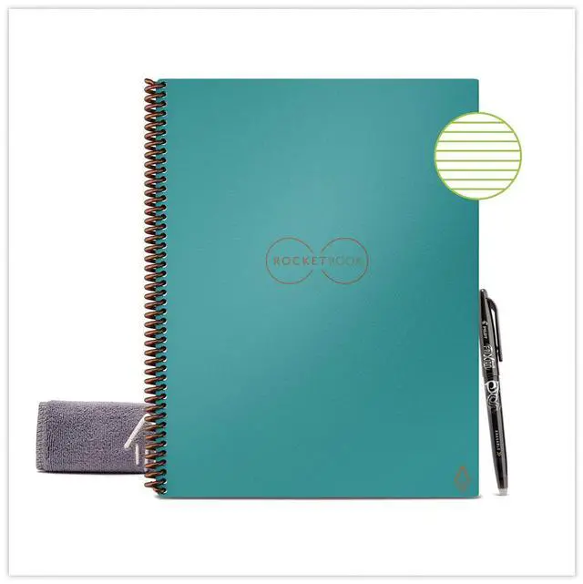 Main image of Core Smart Notebook Medium/College Rule Teal Cover 16 11 x 8.5 Sheets RNCLLMTEL