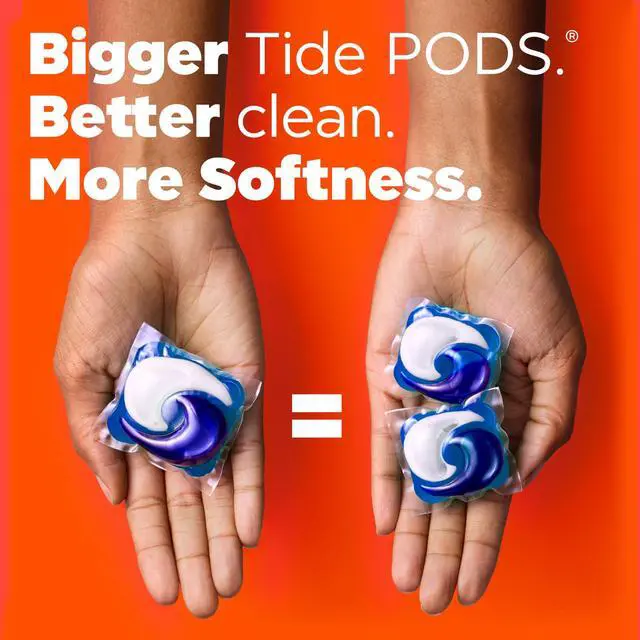 Alt view image 6 of 7 - Tide Power PODs 2-in-1 Laundry Detergent Pods with Downy Soft Boosters, Lasting Freshness with April Fresh Scent, 63 Count