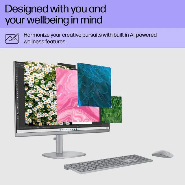 Alt view image 7 of 7 - HP OmniStudio X 27" Touchscreen AiO Computer U7-155H 16GB 1TB SSD W11H