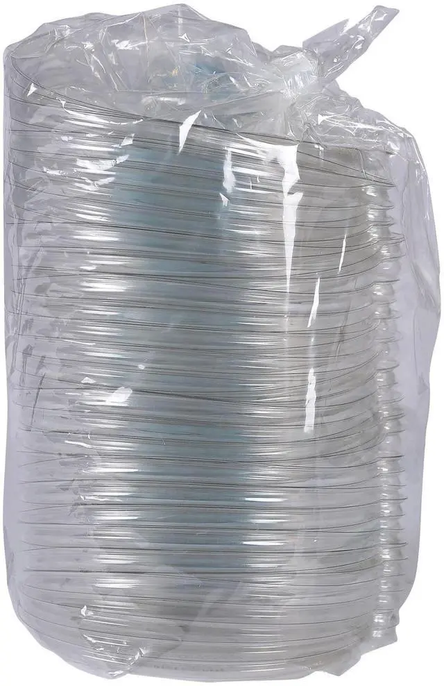 Alt view image 7 of 7 - Eco-Products EP-BLRLID Worldview 100 Percent Recycled Content Lid - 7.93" Diameter x 0.6" height - Clear - 400/Carton