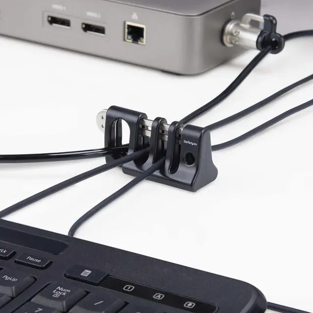 Alt view image 7 of 7 - StarTech Peripheral Cable Anchor Lock Secure Keyboard/Mouse CABLE-ORGANIZER-LOCK