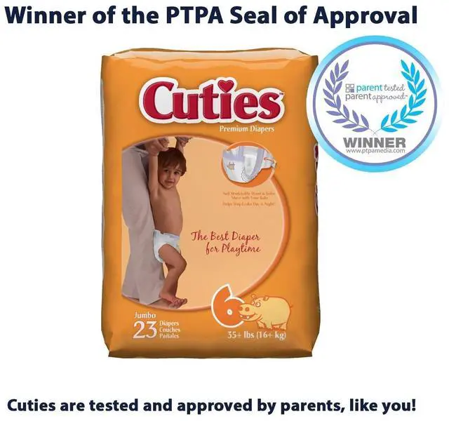 Alt view image 4 of 6 - Premium Jumbo Diapers Size 6 35 lbs and Up 92/Carton CR6001