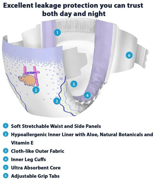 Alt view image 5 of 6 - Premium Jumbo Diapers Size 6 35 lbs and Up 92/Carton CR6001
