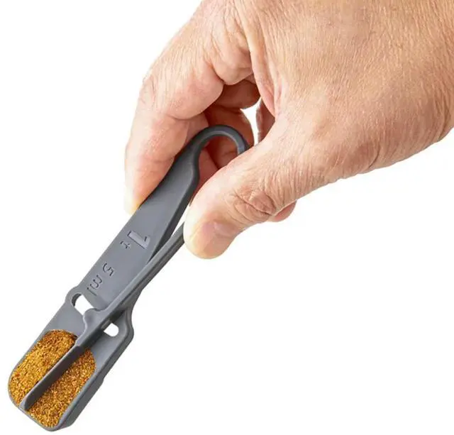 Alt view image 4 of 6 - Martha Stewart Self-Leveling Measuring Spoons, Set of 4