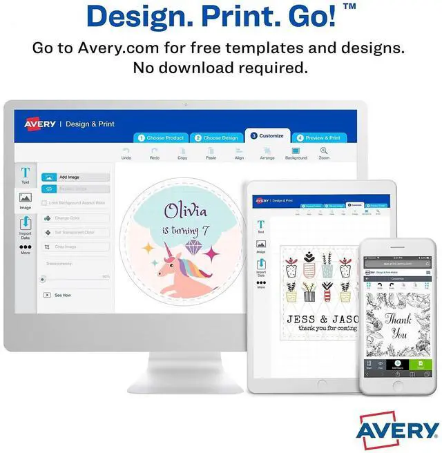 Alt view image 5 of 7 - Avery TrueBlock Technology Shipping Labels Inkjet 5.5x8.5 White 200 Labels 8426