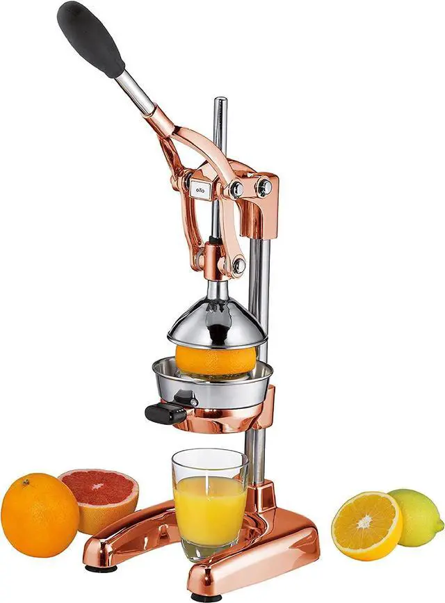 Alt view image 2 of 6 - Cilio Commercial Grade Citrus Press Juicer, Copper