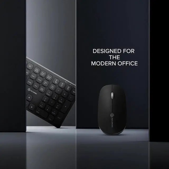 Alt view image 5 of 6 - Alogic Echelon USB-C Wireless Mouse and Keyboard Black ASKBT3WC