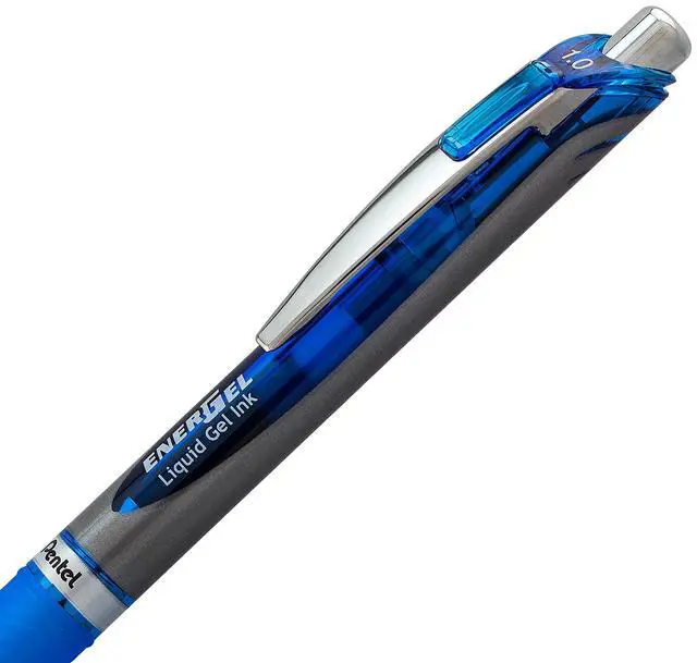 Alt view image 5 of 7 - Pentel EnerGel RTX Gel Pen Retractable Bold Assorted Ink 5/Pk BL80BP5M