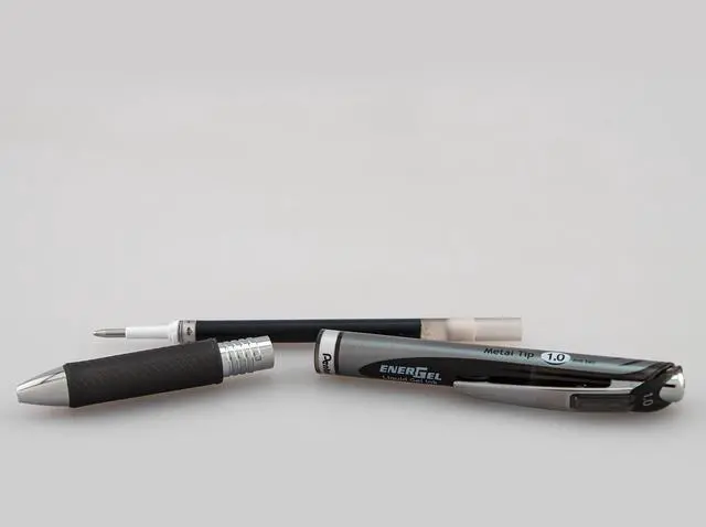 Alt view image 6 of 7 - Pentel EnerGel RTX Gel Pen Retractable Bold Assorted Ink 5/Pk BL80BP5M