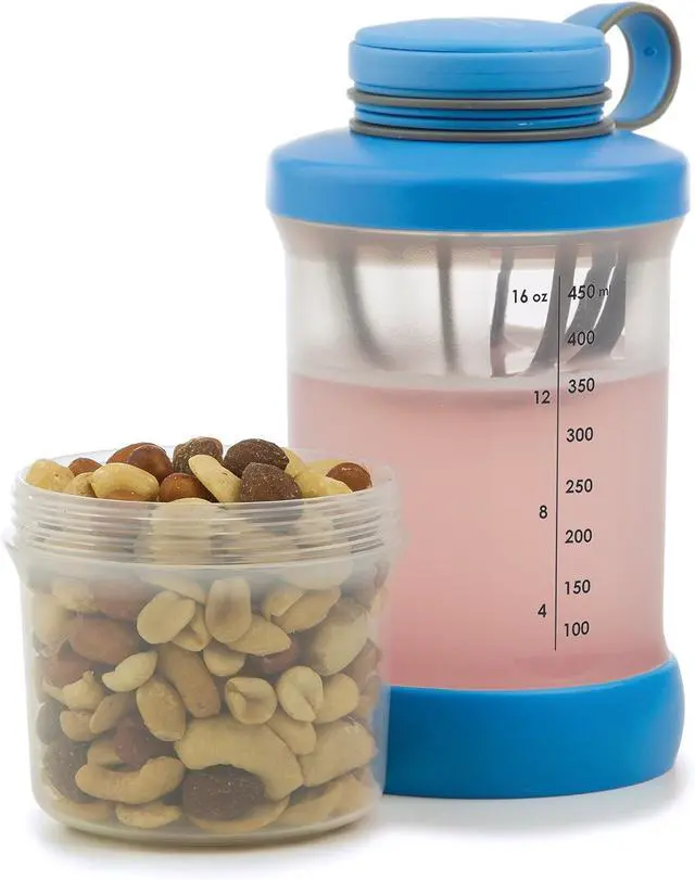 Alt view image 3 of 3 - Prep Solutions by Progressive Snack and Shake Container - Blue
