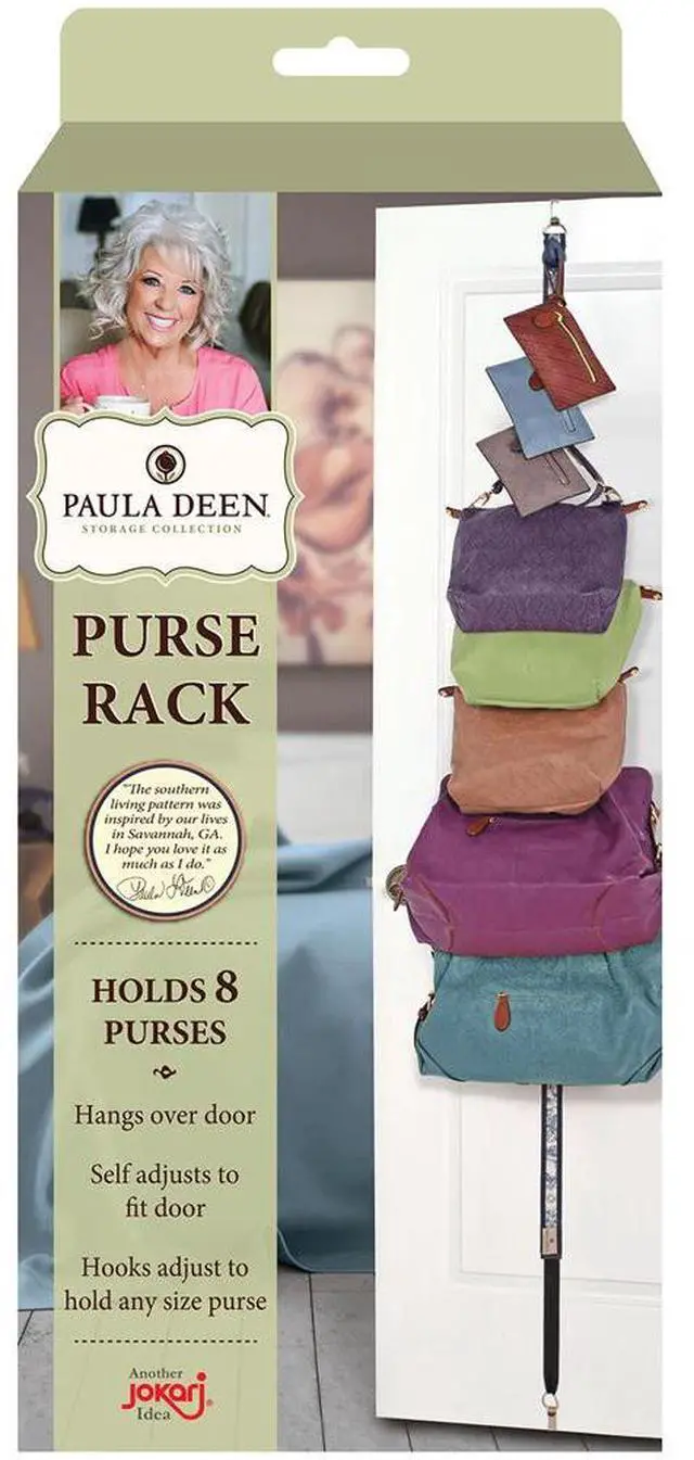 Alt view image 5 of 6 - Paula Deen Southern Toile Everyday Over-The-Door Hanging Purse Rack (2 Pack)