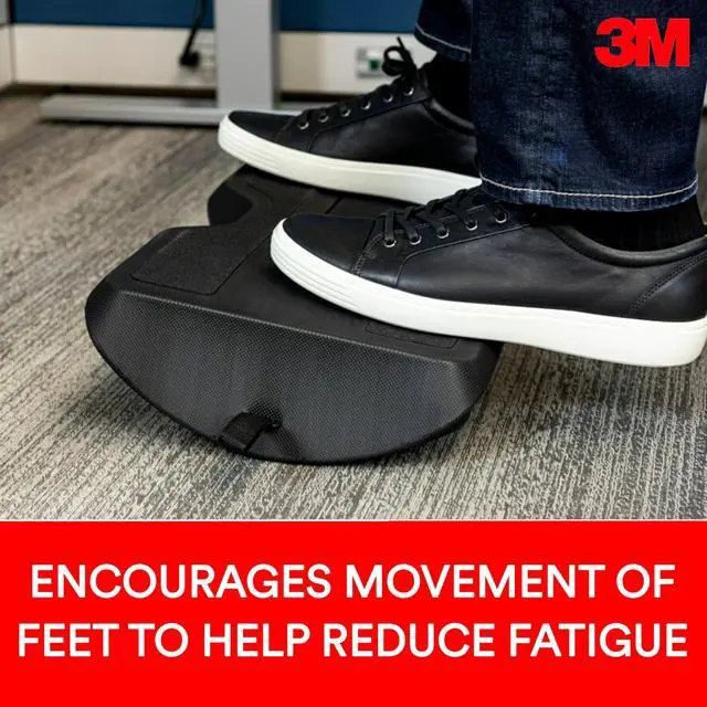 Alt view image 4 of 7 - 3M Foot Rest for Standing Desks FR200B