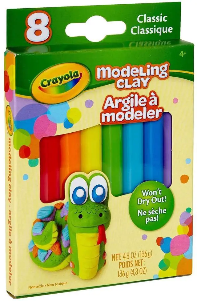 Alt view image 2 of 4 - Crayola Modeling Clay, 4.8 Ounce Pack, Set of 8 Classic Colors