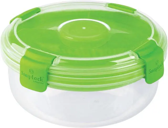 Alt view image 2 of 2 - Progressive SNL-1022AST 5.5-Cup Snap Lock Salad To Go (Assorted Color)