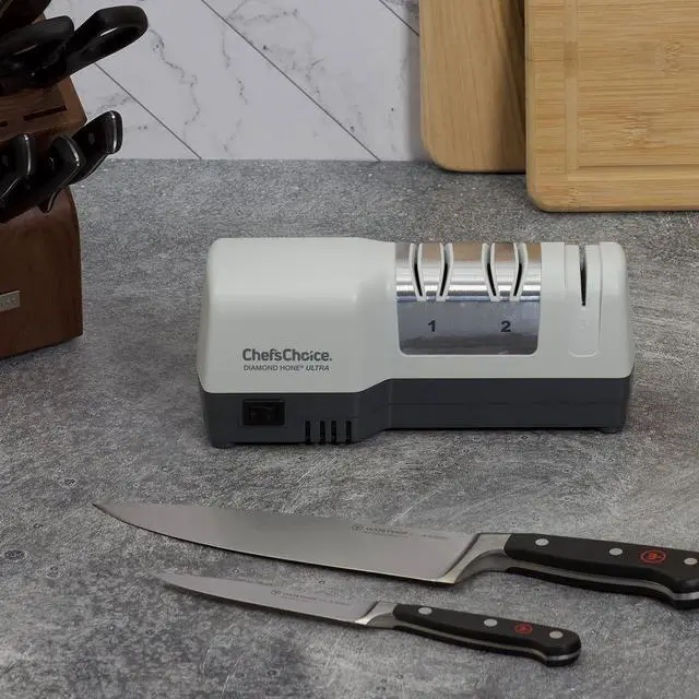Alt view image 6 of 7 - Chef'sChoice Hybrid Diamond Abrasives Knife Sharpener for 20-Degree Knives, G203