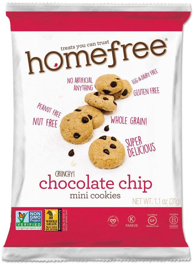 Main image of Gluten Free Chocolate Chip Mini Cookies 1.1 oz Pack 30/Carton LGFMCC30