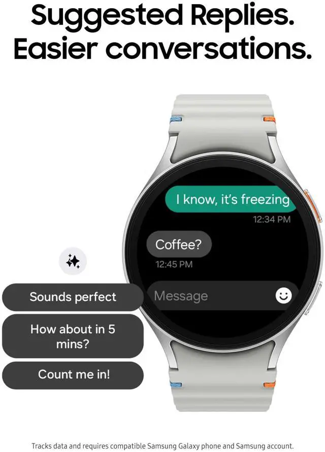 Alt view image 5 of 7 - Samsung Galaxy Watch7 SM-L305UZ Smart Watch - 32GB - Green