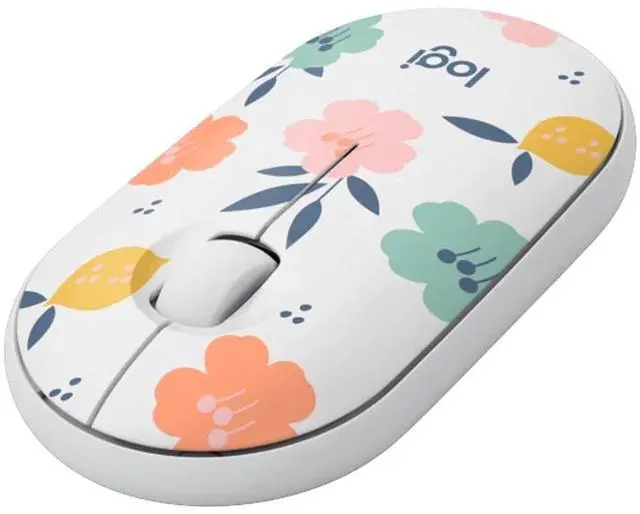 Alt view image 2 of 13 - Logitech M340 Wireless Ambidextrous Mouse, Floral Bouquet 910-007280
