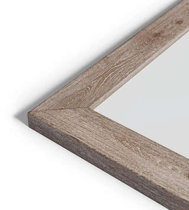 Alt view image 4 of 6 - Magnetic Dry Erase Board with Rustic Frame 36" x 24" Actual Size: 35" x 23" White Surface Brown Wood Frame 4890U0001